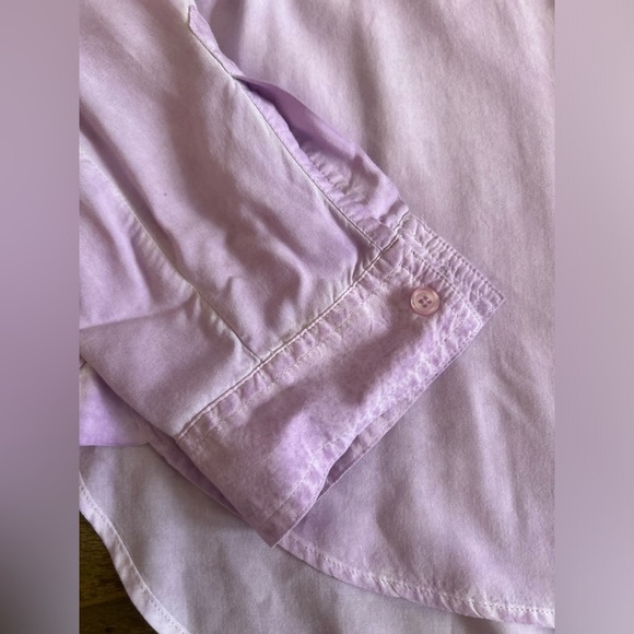 VELVET HEART Button down shirt in light purple, acid wash - Picture 10 of 13